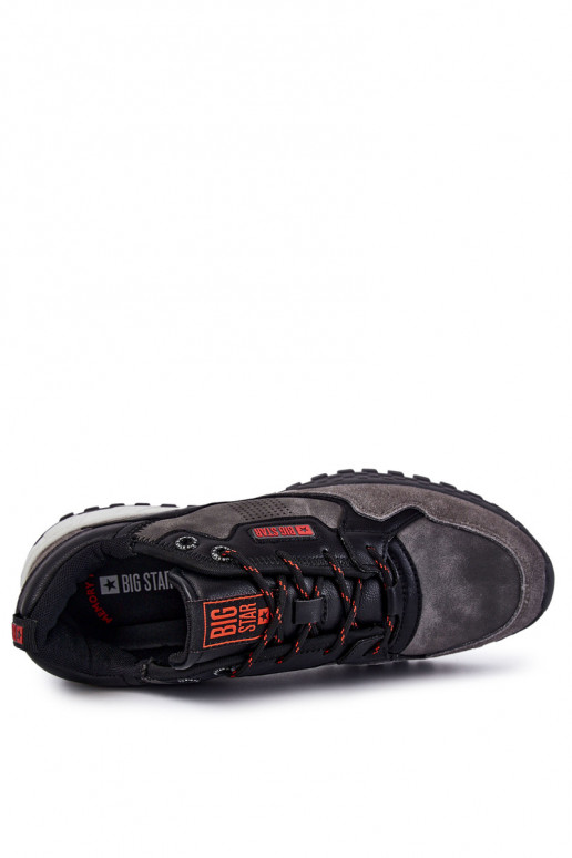 pánske Klasický model tenisky Memory Foam Big Star KK174271 sivá pánske Klasický model tenisky Memory Foam Big Star KK174271 sivá