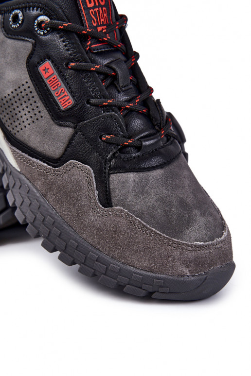 pánske Klasický model tenisky Memory Foam Big Star KK174271 sivá pánske Klasický model tenisky Memory Foam Big Star KK174271 sivá