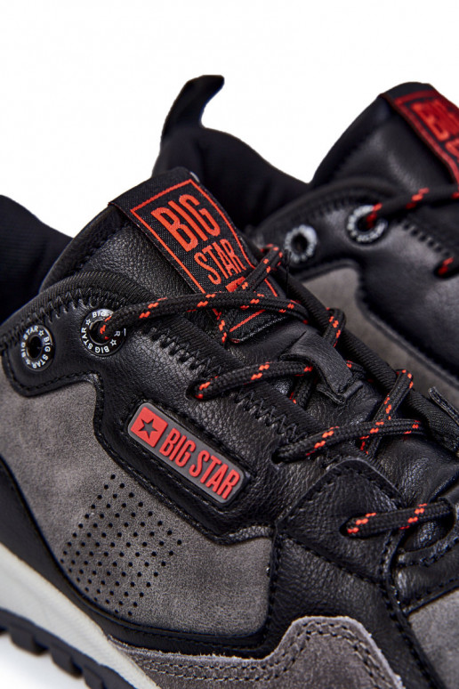 pánske Klasický model tenisky Memory Foam Big Star KK174271 sivá pánske Klasický model tenisky Memory Foam Big Star KK174271 sivá