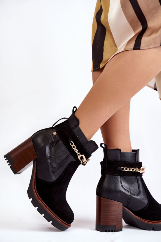 Dámske čižmy Máciejka 05781-01 čierna