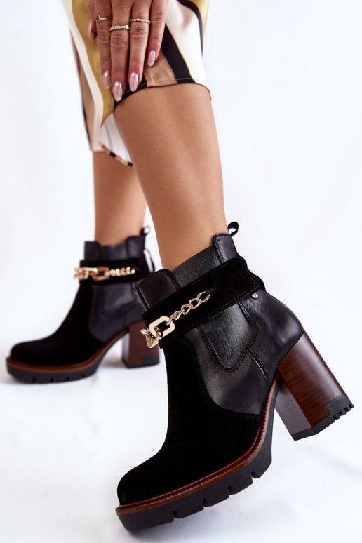 Dámske čižmy Máciejka 05781-01 čierna