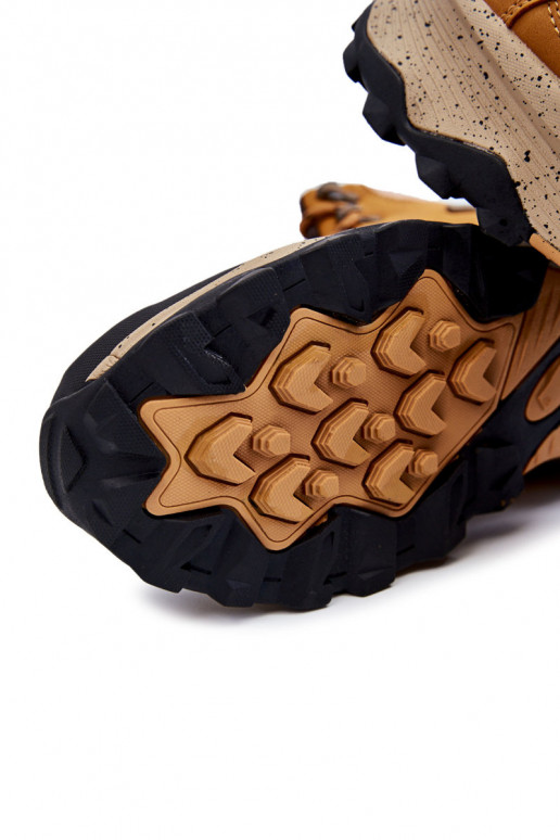 pánske turistické topánky zahriať sa Cross Jeans KK1R4020C Hnedá farba pánske turistické topánky zahriať sa Cross Jeans KK1R4020C Hnedá farba