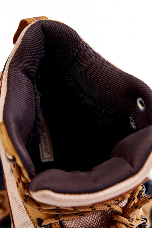 pánske turistické topánky zahriať sa Cross Jeans KK1R4020C Hnedá farba pánske turistické topánky zahriať sa Cross Jeans KK1R4020C Hnedá farba