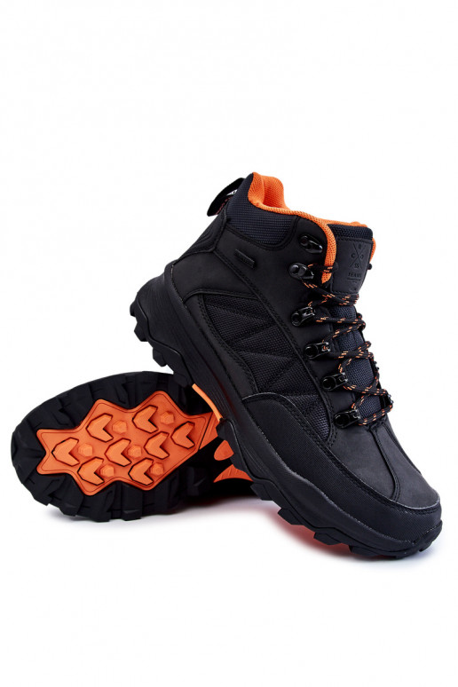 pánske turistické topánky zahriať sa Cross Jeans KK1R4018C čierna pánske turistické topánky zahriať sa Cross Jeans KK1R4018C čierna