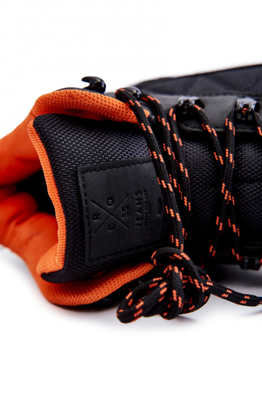 pánske turistické topánky zahriať sa Cross Jeans KK1R4018C čierna pánske turistické topánky zahriať sa Cross Jeans KK1R4018C čierna