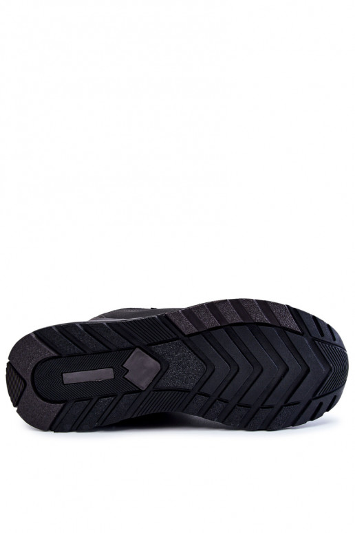 pánske Vyhrievané turistické topánky Cross Jeans KK1R4031C čierna pánske Vyhrievané turistické topánky Cross Jeans KK1R4031C čierna