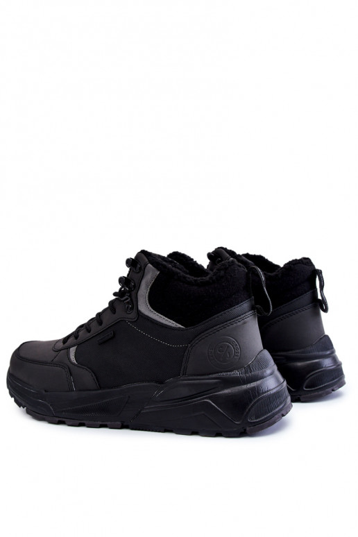 pánske Vyhrievané turistické topánky Cross Jeans KK1R4031C čierna pánske Vyhrievané turistické topánky Cross Jeans KK1R4031C čierna