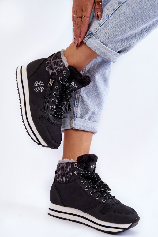 Dámske Čižmy zahriať sa Lee Cooper LCJ-22-31-1448 čierna Dámske Čižmy zahriať sa Lee Cooper LCJ-22-31-1448 čierna