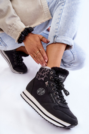 Dámske Čižmy zahriať sa Lee Cooper LCJ-22-31-1448 čierna 2