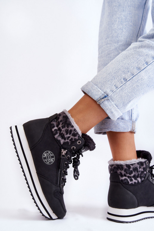 Dámske Čižmy zahriať sa Lee Cooper LCJ-22-31-1448 čierna Dámske Čižmy zahriať sa Lee Cooper LCJ-22-31-1448 čierna