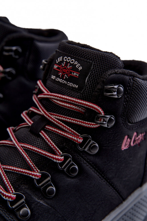 pánske Vyhrievané turistické topánky Lee Cooper LCJ-22-31-1451 čierna pánske Vyhrievané turistické topánky Lee Cooper LCJ-22-31-1451 čierna