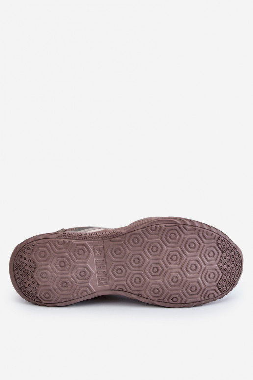 pánske Jednoduché Tenisky model obuvi Memory Foam System Big Star LL174151 béžová pánske Jednoduché Tenisky model obuvi Memory Foam System Big Star LL174151 béžová