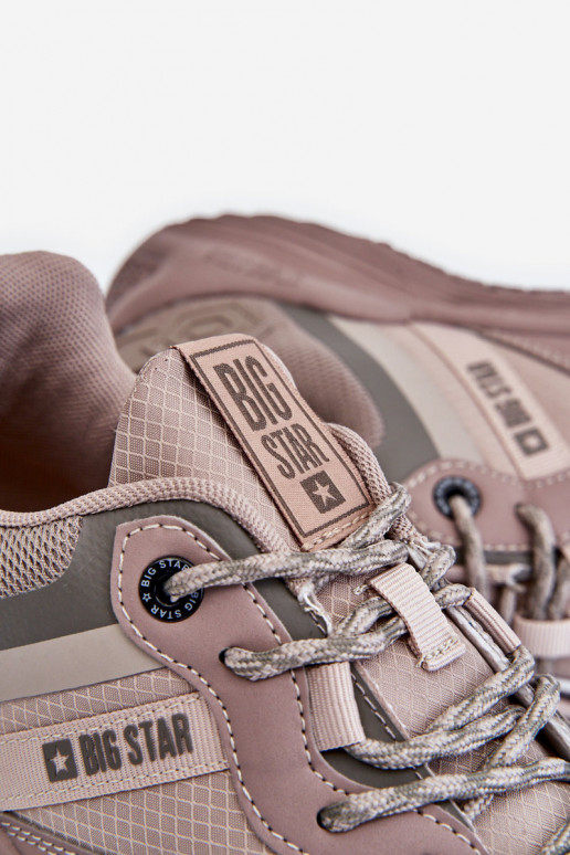 pánske Jednoduché Tenisky model obuvi Memory Foam System Big Star LL174151 béžová pánske Jednoduché Tenisky model obuvi Memory Foam System Big Star LL174151 béžová