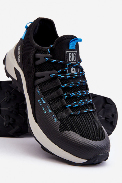 pánske tenisky Memory Foam System Big Star LL174130 čierna pánske tenisky Memory Foam System Big Star LL174130 čierna