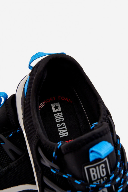 pánske tenisky Memory Foam System Big Star LL174130 čierna pánske tenisky Memory Foam System Big Star LL174130 čierna