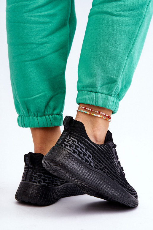 Dámske Sieťovina tenisky Memory Foam System Big Star LL274662 čierna Dámske Sieťovina tenisky Memory Foam System Big Star LL274662 čierna