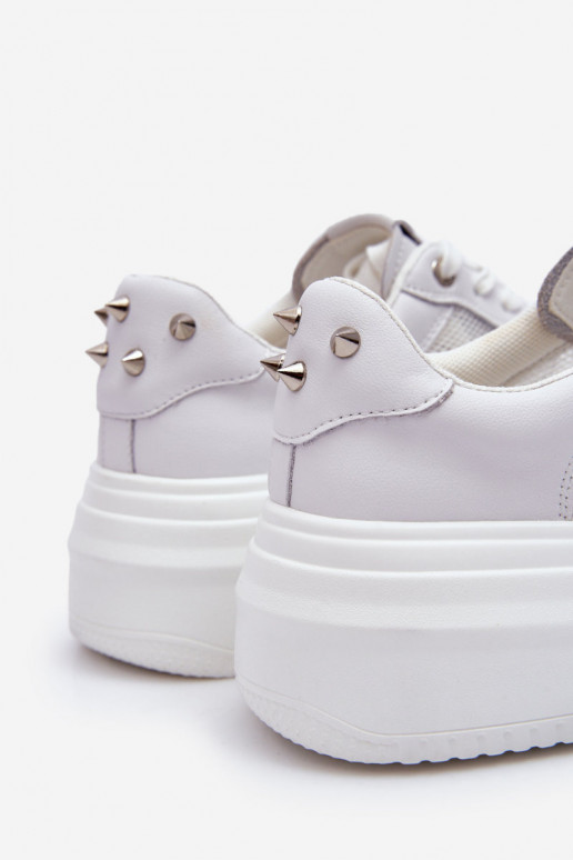 Dámske Klasický model tenisky GOE LL2N4060 biela farba Dámske Klasický model tenisky GOE LL2N4060 biela farba