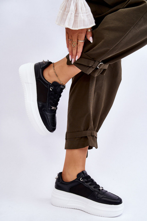 Dámske Klasický model tenisky GOE LL2N4061 čierna Dámske Klasický model tenisky GOE LL2N4061 čierna