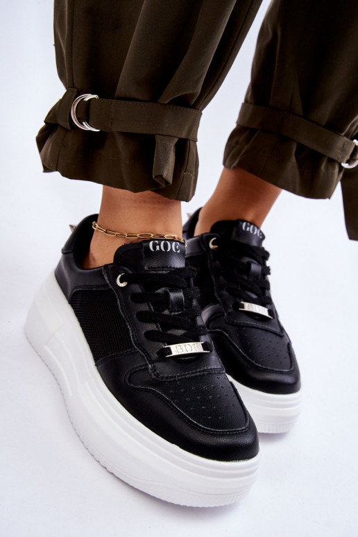 Dámske Klasický model tenisky GOE LL2N4061 čierna Dámske Klasický model tenisky GOE LL2N4061 čierna