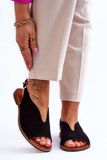 Dámske semišové sandále LeInski Shoes 3220/X béžová