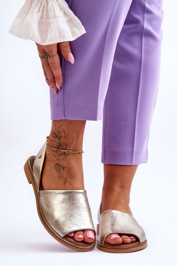 Zazoo 40327 Kožené Tvrdohlavý zlatej farby