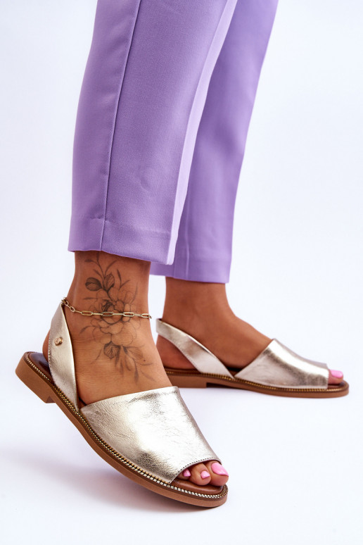 Zazoo 40327 Kožené Tvrdohlavý zlatej farby Zazoo 40327 Kožené Tvrdohlavý zlatej farby