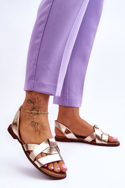 Zazoo 40185 Pohodlné Kožené Tvrdohlavý zlatej farby Zazoo 40185 Pohodlné Kožené Tvrdohlavý zlatej farby