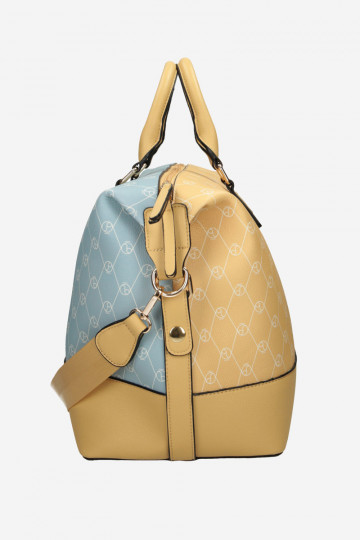 Veľký Cestovná taška NOBO P1250-CM02 žltá --Modrá 2