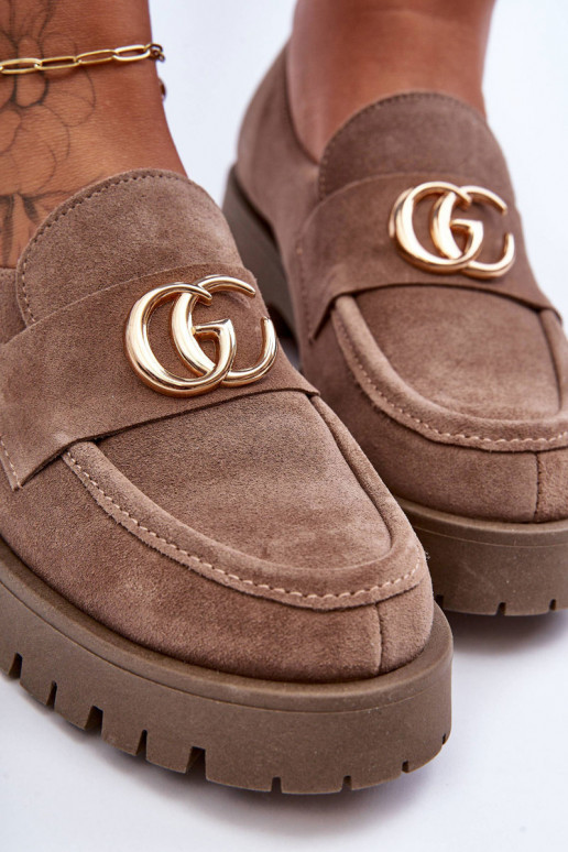 Dámske topánky zo semišu s ozdobami béžová Rosefalls Dámske topánky zo semišu s ozdobami béžová Rosefalls