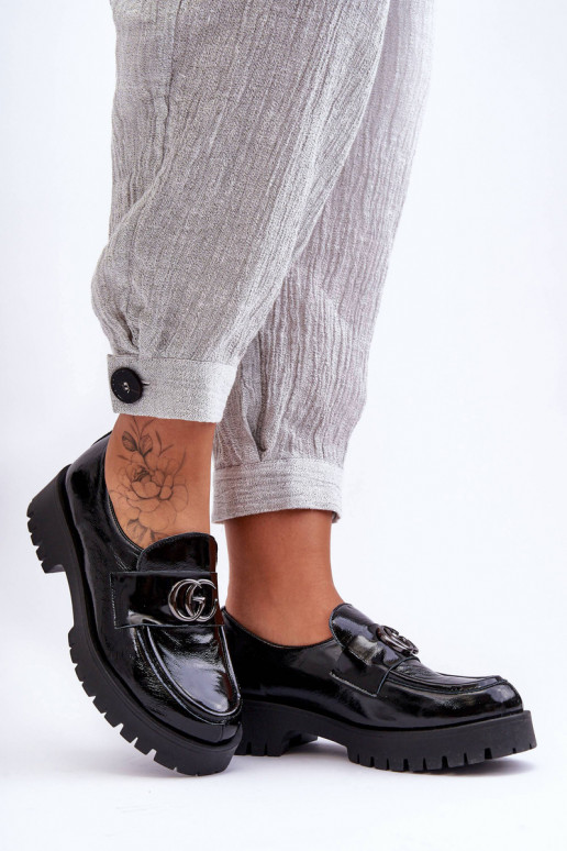 Topánky z pravej kože s ozdobami čierna Rosefalls Topánky z pravej kože s ozdobami čierna Rosefalls