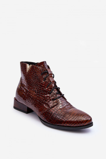 Dámske čižmy Máciejka 5743C-02 Hnedá farba 2