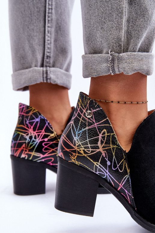 Dámske čižmy s podpätkami Máciejka 04492-99 čierna Dámske čižmy s podpätkami Máciejka 04492-99 čierna