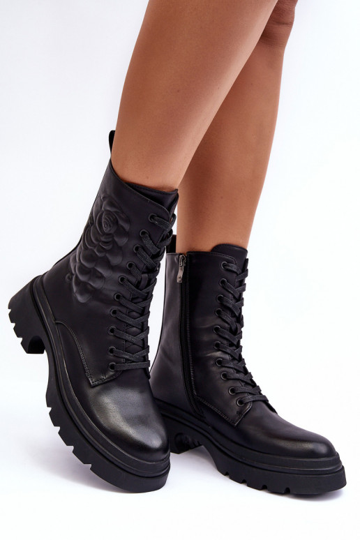 zahriať sa Kožené vysoké jazdecké čižmy Čižmy S.Barski MR870-25 čierna zahriať sa Kožené vysoké jazdecké čižmy Čižmy S.Barski MR870-25 čierna