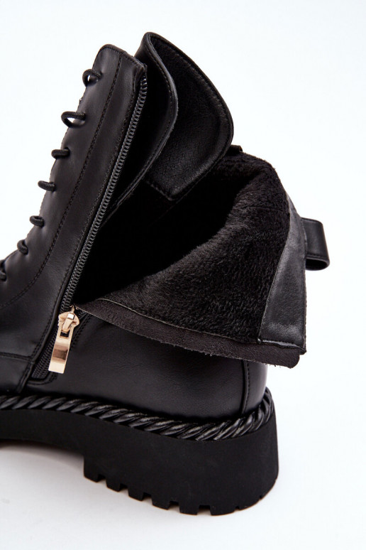 Dámske čižmy vysoké jazdecké čižmy s ozdobami čierna S.Barski MR870-68 Dámske čižmy vysoké jazdecké čižmy s ozdobami čierna S.Barski MR870-68