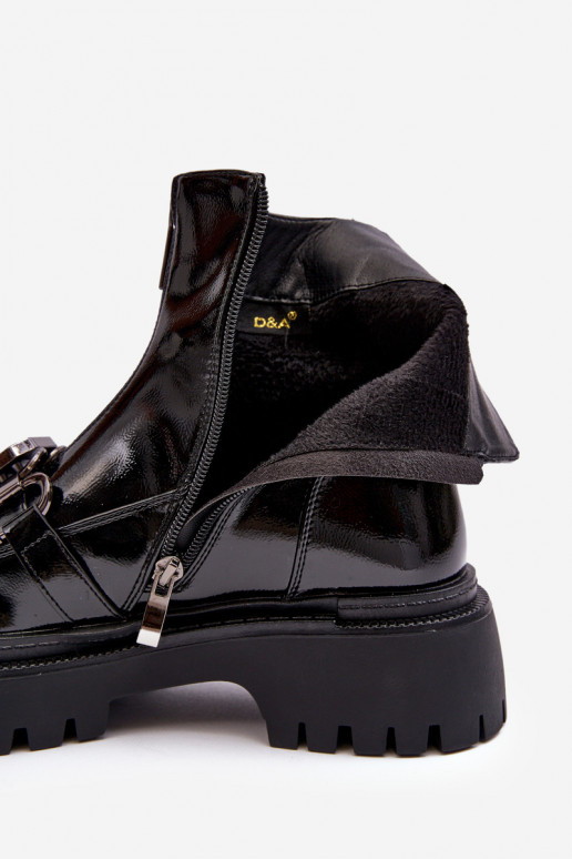 Dámske čižmy s topánkami typu ponožky s podpätkami D&A MR870-41 čierna Dámske čižmy s topánkami typu ponožky s podpätkami D&A MR870-41 čierna