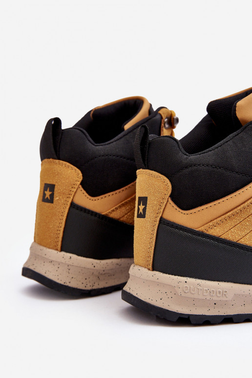 Dámske Vyhrievané turistické topánky Hnedá farba Big Star MM274479 Dámske Vyhrievané turistické topánky Hnedá farba Big Star MM274479