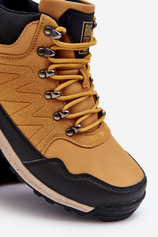 Dámske Vyhrievané turistické topánky Hnedá farba Big Star MM274479 Dámske Vyhrievané turistické topánky Hnedá farba Big Star MM274479