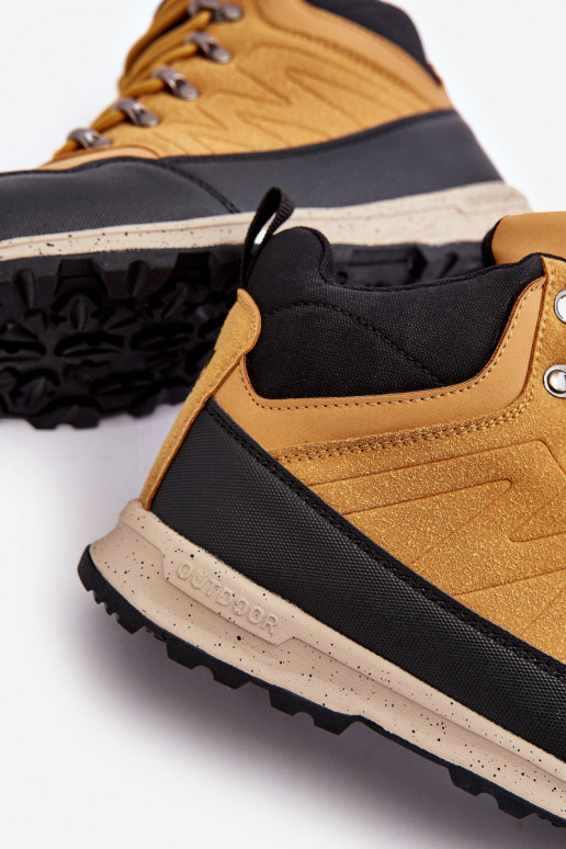 Dámske Vyhrievané turistické topánky Hnedá farba Big Star MM274479 Dámske Vyhrievané turistické topánky Hnedá farba Big Star MM274479