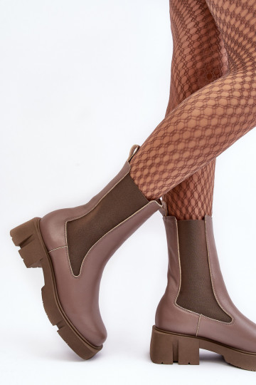 Čižmy 2693/230 Laura Messi Hnedá farba