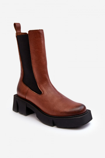 Čižmy Laura Messi 2693/229 Hnedá farba 2