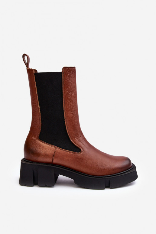 Čižmy Laura Messi 2693/229 Hnedá farba