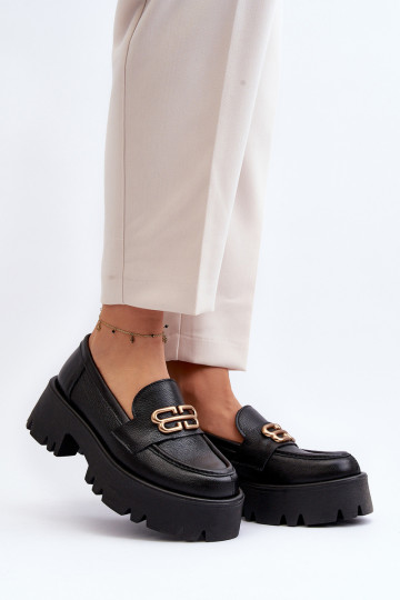 Zazoo 20164 Dámske Mokasíny Vyrobené z prírodnej kože čierna 2