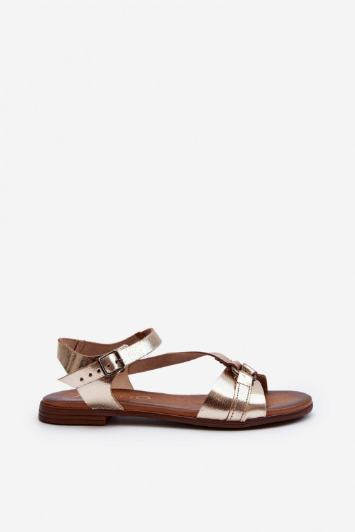 Zazoo 40182 Dámske sandále Dámske zlatej farby Zazoo 40182 Dámske sandále Dámske zlatej farby