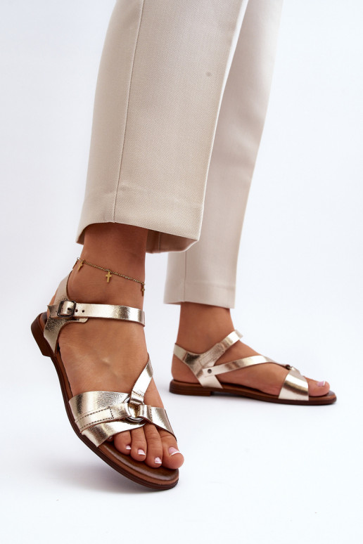 Zazoo 40182 Dámske sandále Dámske zlatej farby Zazoo 40182 Dámske sandále Dámske zlatej farby