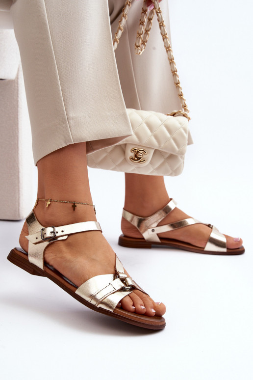 Zazoo 40182 Dámske sandále Dámske zlatej farby Zazoo 40182 Dámske sandále Dámske zlatej farby