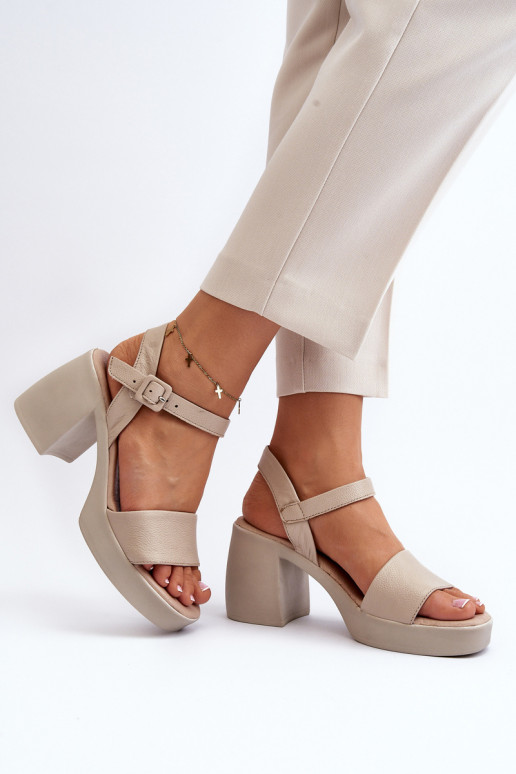 Zazoo 40386 Dámske Dámske sandále Zapnuté Klocku béžová Zazoo 40386 Dámske Dámske sandále Zapnuté Klocku béžová