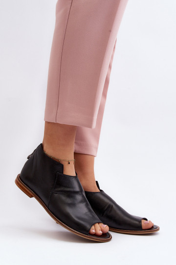 Dámske Dámske sandále Laura Messi 2443 čierna 2