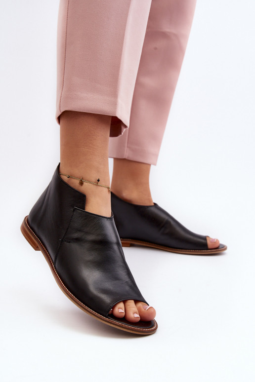 Dámske Dámske sandále Laura Messi 2443 čierna Dámske Dámske sandále Laura Messi 2443 čierna