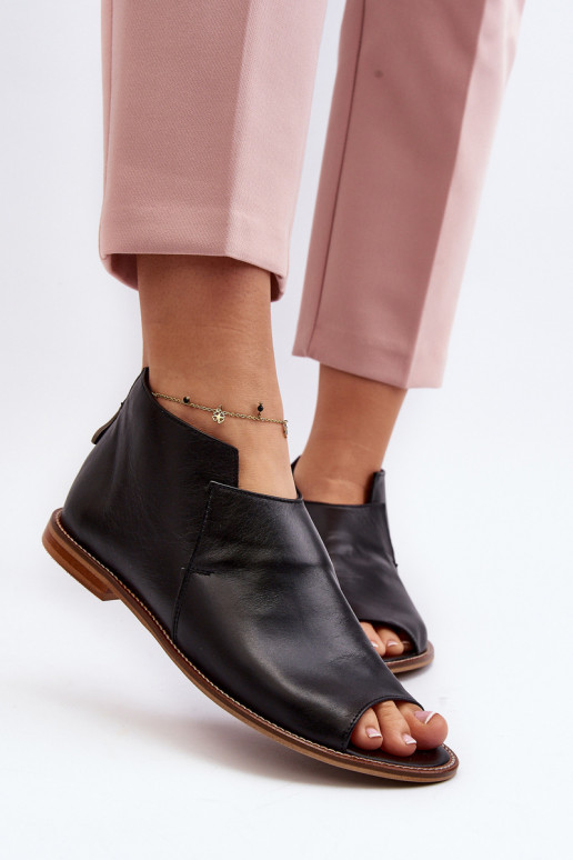 Dámske Dámske sandále Laura Messi 2443 čierna Dámske Dámske sandále Laura Messi 2443 čierna