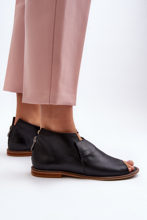 Dámske Dámske sandále Laura Messi 2443 čierna Dámske Dámske sandále Laura Messi 2443 čierna